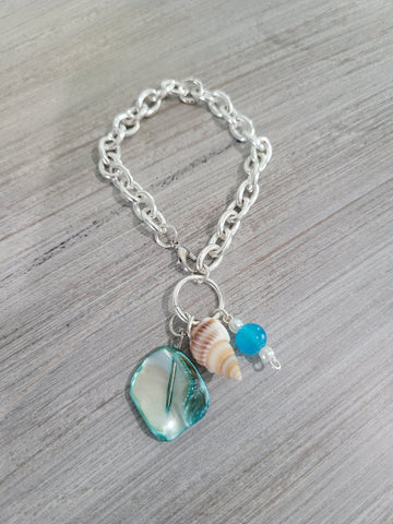 Sea charms bracelet