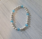 Combination beads elastic bracelet.