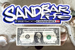 Sandbar Life Sticker 10"x3"