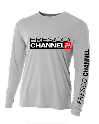 Man's Gray Sun Cooling Long Sleeve